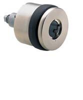 Turn knobs for cylinder locks Trikey For exchangeable barrels Turn knob, type 571 With silicone ring Max.
