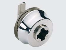 lock with catch lock / glass-door cylinder