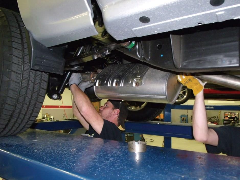 Note: It is our recommendation that you use a hoist or hydraulic lift to facilitate the installation of your new Borla Performance Exhaust System.