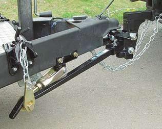 trailers. Choose a proper hitch and ball, and make sure its location is compatible with that of the trailer.