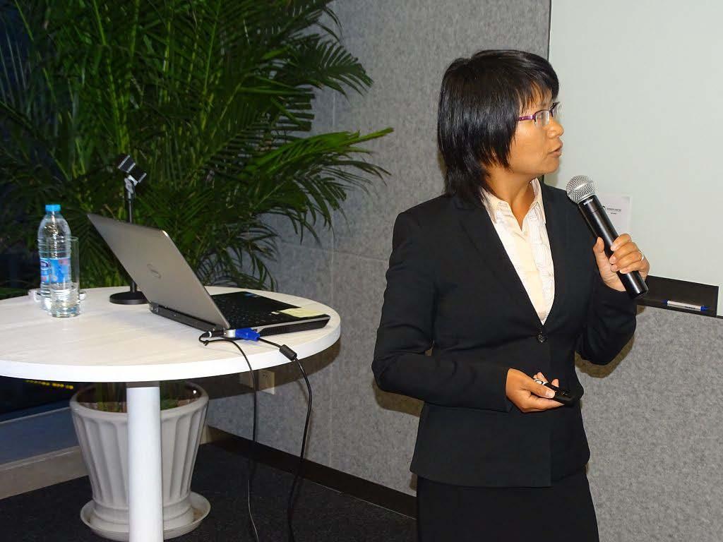 Mrs. Yuwei Jin, Head of Shanghai Office, Spiegel Institut Mannheim gave the presentation on Future Mobility.