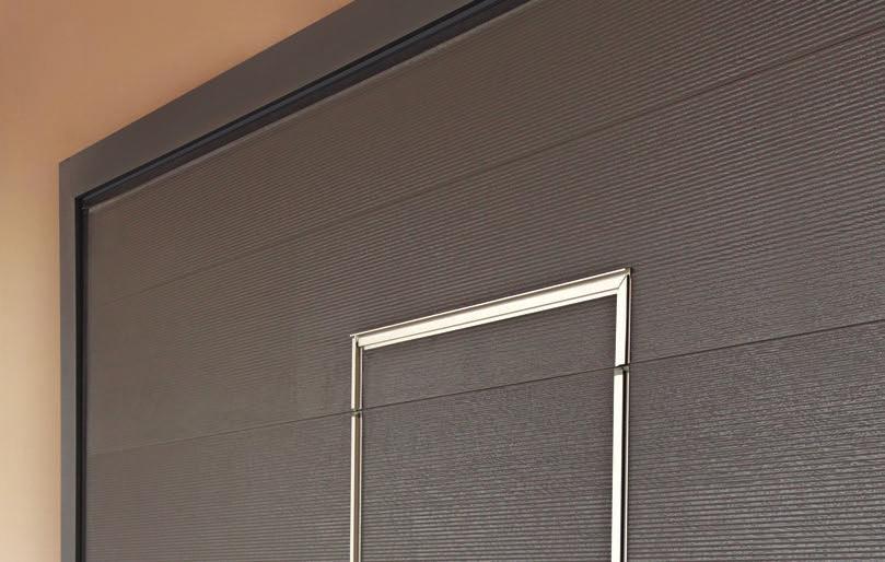 profiles exist Mounting behind the opening Where side decorative profiles are present VARIANTS OF TOP DECORATIVE PROFILES INSTALLATION 4 standard colours for decorative profiles: