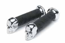 GRIPS GRAB-ON DELUXE ROAD GRIPS 1 x 6 quality foam road grips with chrome end