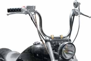 LA CHOPPERS LA CHOPPERS 1 EVENFLOW Flowing lines and classic looks trademark this handlebar as a sure fire way to add comfort and class to any bike Exit hole drilled on the bottom for internal wiring