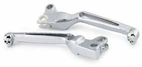 $12.95 DUAL SLOTTED LEVERS CNC machined Chrome-plated 07-12 Softail, Dyna; 2007 Touring