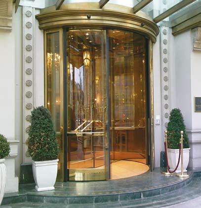 Nostalgia Classical Antique Style Circular and Prestige Nostalgia revolving doors offer the possibility to recreate the appearance of vintage entrances while using the very best modern materials and
