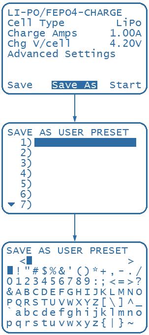 Example 3: Saving and Loading a User Preset 1.