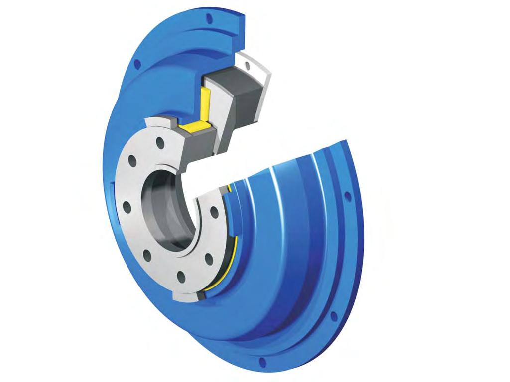 Design and function / aterials 1 5b 5 5a 4 3 2 Coupling shown with fail-safe device Item Designation aterial 1 Coupling flange Standard design spheroidal cast iron (GGG 40) 2 Drive shaft connection