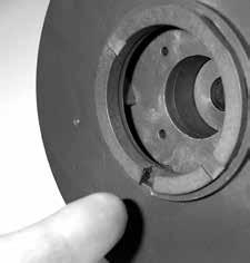 Visually inspect the outer drive (item 17) for rubbing, damage, corrosion, or loose magnets. Outer Drive Replacement 1.