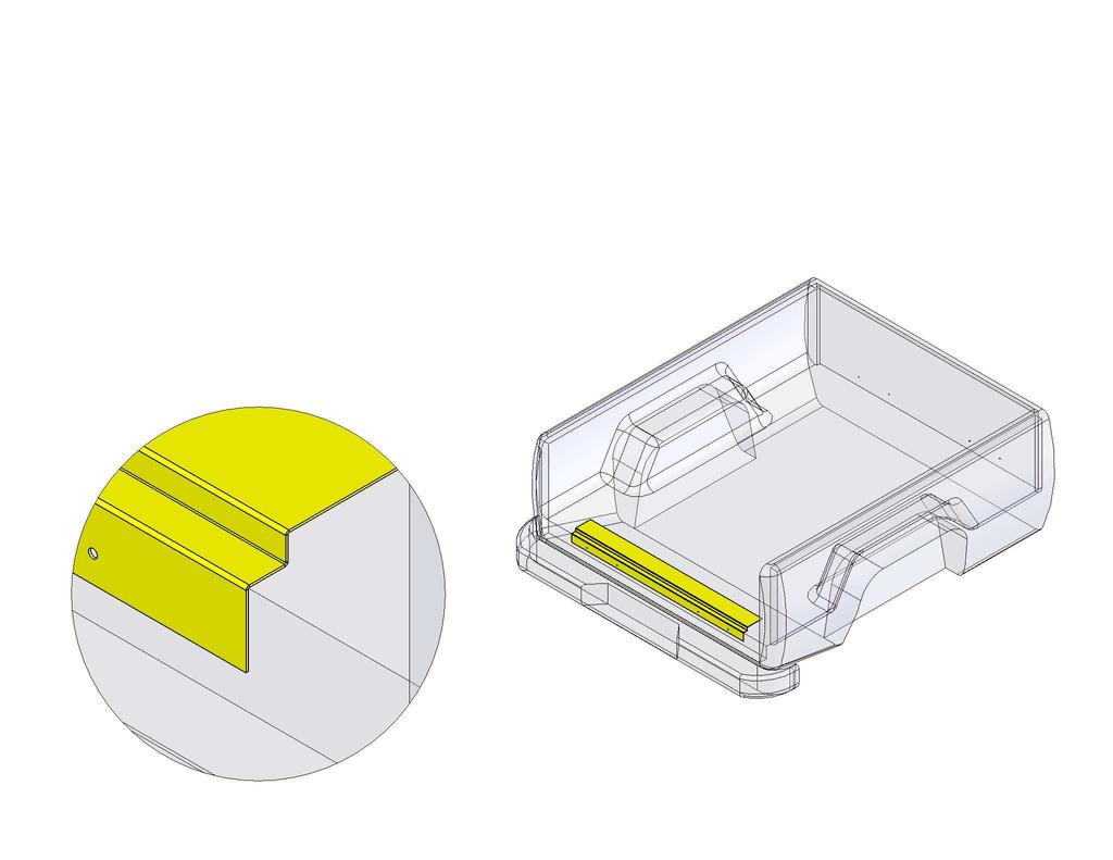 Step 1: Drill rear bed holes Remove your stock tailgate. Place the drill template on the back ledge of the truck box as shown in Figure 1. CENTRE the template.