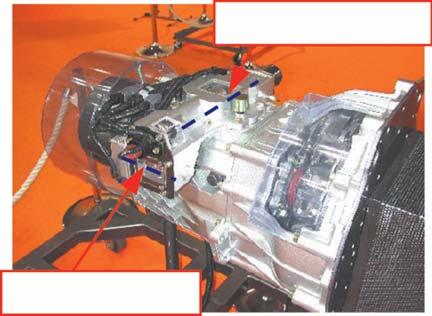 5 shows the typical appearance of an AMT that incorporates a gear shift actuator.