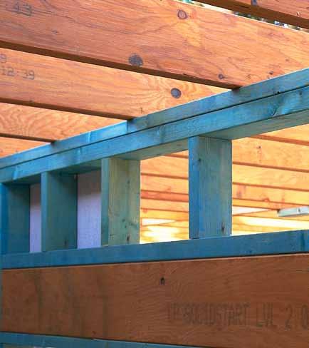 Installation Details Beams and Columns P3 Beam Connection P4 Steel and timber post fixings P5 Structurally adequate hanger Framing details such as joists and flooring shall be provided to prevent