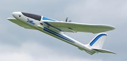 With the Alara airborne, ease the elevator stick back to smoothly climb out and when good altitude has been achieved initiate a gentle aileron turn whist continuing to climb.
