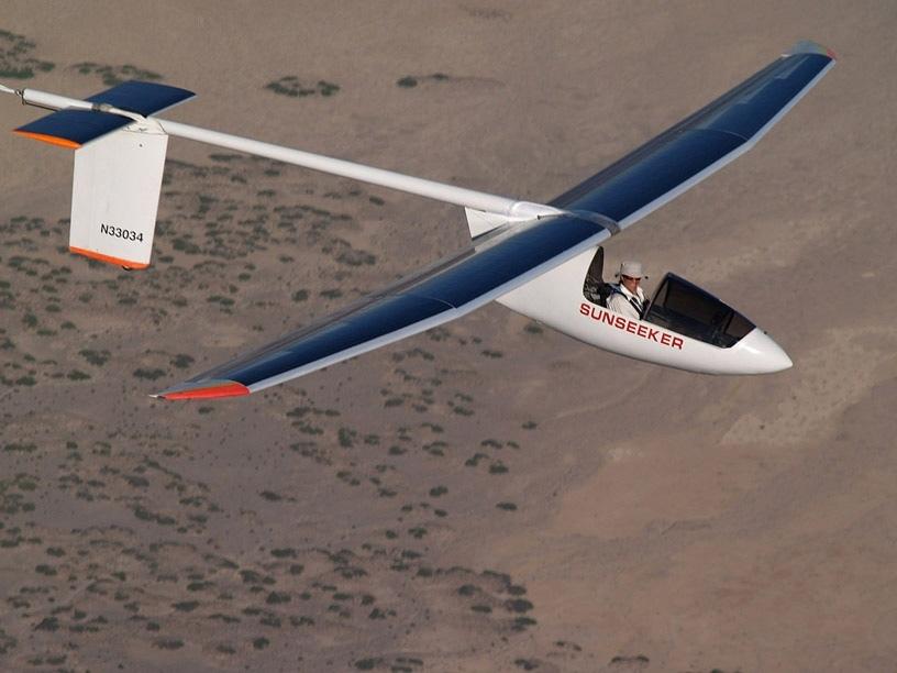 Regenerative soaring feature is easily added to most of the Illustration 3: Upwind slope lift self launching sailplanes.
