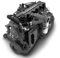 0L Power Stroke diesel and Caterpillar C7 diesel engines remain available options.