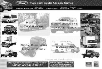 2007 Ford Truck What s New Guide The purpose of this guide is to provide some advance insight into 2007 model year Ford Truck product features that may assist final stage manufacturers and vehicle