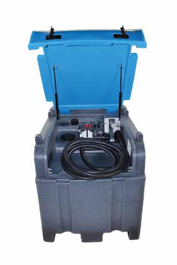 The PPT ensures a safe and quick DEF transfer utilizing its SuzzaraBlue DC pump, shock resistant polyethylene