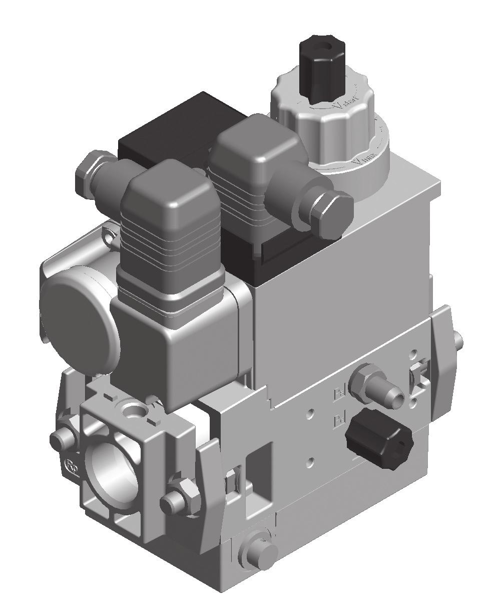 GasMultiBloc Combined regulator and safety shut-off valves Single-stage function Integrated bypass valve MB-D(LE) 07 - B07 7. Edition 0.6 Nr.