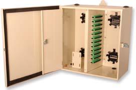 lockable network compartment door and 4 termination panel capacity 14 H x 14 W x 7 D -.