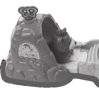 Simply roll the bear over one of the playset s SmartPoint locations to see the light flash and to