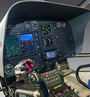 5 flight displays that are easy to read See clearly in dark VFR night, DVE or inadvertent IMC with HSVT Helicopter Terrain Awareness Warning System (HTAWS) support Weather, traffic, and