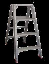 150KG Step Stool - narrow SUper PROFf LADDers Large platform 12 point joints and heavy