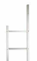 Plain Ladder SUPer PROFF LADDers 150KG 35 mm wide ergo-steps Sturdy sidepieces EXTRA STURDY QUALITY EXTRA WIDE 42 cm Article No.