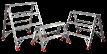 93,70 150KG DUBLO Step Stool High quality aluminium Extra wide platfrom Extra security with metal band.