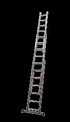 Steps A B C D Weight kg 41JH403 12 0,95 1,80 3,60 2,70 17,40 107,10 DIY HOBBY Scaffold 3 ladders in 1: Can be used as single & step ladder - and as a
