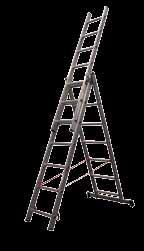 Steps Scaffold Height m Step Ladder Length m Extension Ladder Length m Transport Length m Stabilizer bars for safe ground contact Width cm Weight kg