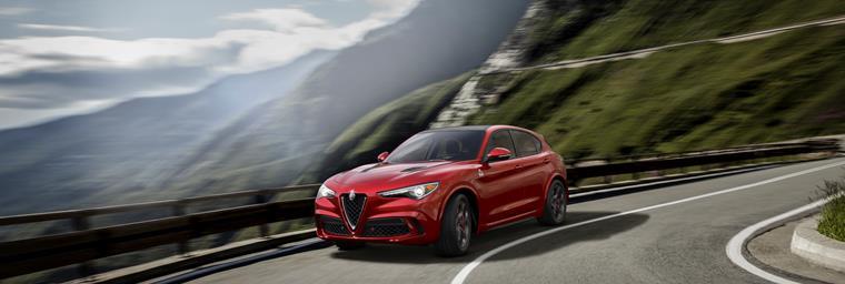The All-New 2018 Alfa Romeo Stelvio Infused with Italian passion, craftsmanship and innovation, the all-new Alfa Romeo Stelvio will conquer the winding road for which it is named Building on the