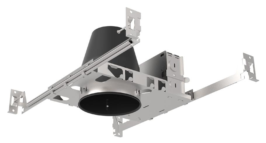 PRODUCT SPECIFICATIONS All-in-one LED luminaire for retrofit, remodel, and new construction Slim, drawn aluminum construction Easy, tool-less installation for 4, 5 or 6 recessed housings 750 lumens