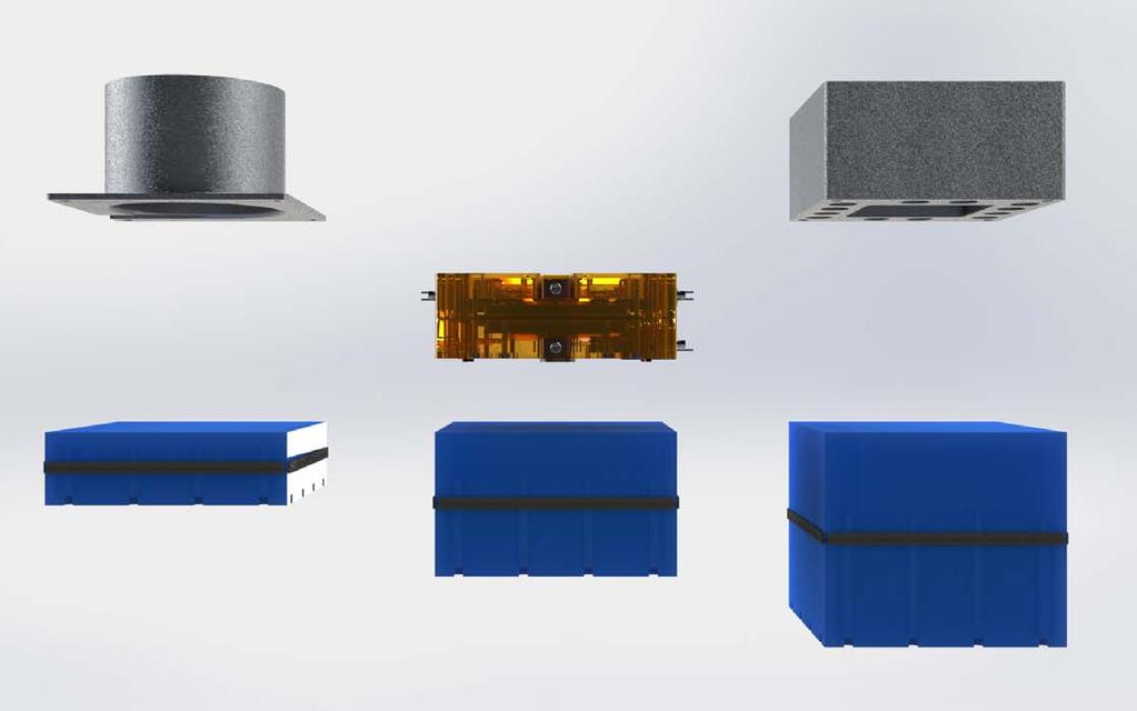 HYDROS: A Modular Propulsion System Modular design allows HYDROS to fit within CubeSat form factors (1-12 U)