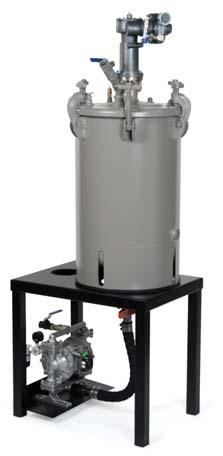 directly from bulk containers using pail and drum rams, transfer pumps and