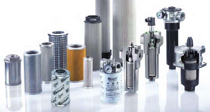 The Complete Programm Product Overview Complete Programm STAUFF manufactures one of the most comprehensive ranges of replacement filter elements for hydraulic and lubrication applications which are