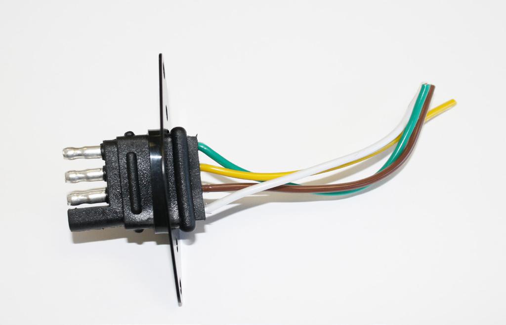 Three options for attaching the wiring plug to the main receiver brace Fig.