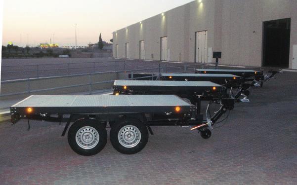ROAD TRAILERS AND SPECIAL FRAMES Design, construction and certification of road trailers and special frames for civil use, industrial and military field OMC s technical department provides its