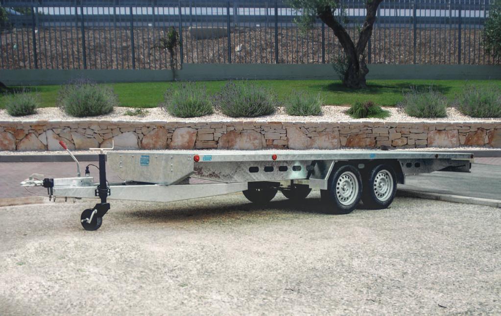 ROAD TRAILERS TC SERIES A COMPLETE RANGE OF HOMOLOGATED ROAD TRAILERS, 72 different configurations, all twin axle,