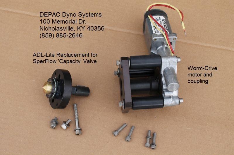 DEPAC Dyno Systems 100 Memorial Dr. Nicholasville KY 40356 (859) 885-2646 david@depac.com www.depac.com ADL-Lite Dyno Valve Control Kit for SuperFlow Dynos.