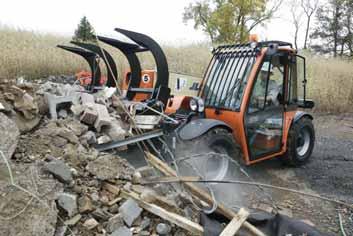 Alternatively, a universal adapter or coupler can be fitted, so skid steer attachments can be