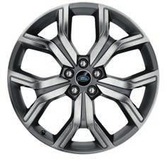 with Gloss Black finish 029SZ 8* 20 inch five split-spoke Style 527 with Diamond Turned and Light