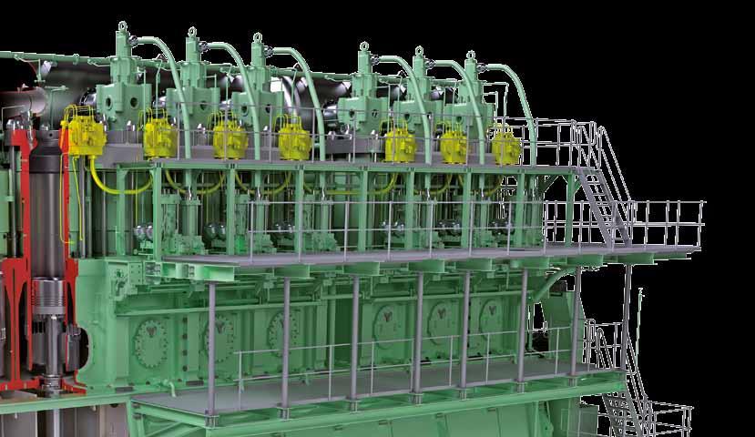 Benefits Highest thermal efficiency of any system on the market for propulsion of LNG carriers Flexible burning of HFO/GO/DO and gas any HFO/gas ratio can be burned once a small amount of fuel oil is