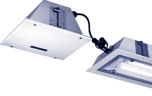 EX-EMERGENCY RECESSED CEILING LIGHT FITTINGS ellb 20... NIB 1-36 W Metallic design for Zone 1 and 21 The new Ex-emergency light fittings with self-contained battery unit, type ellb 20.