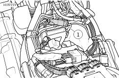 1. Rear Oxygen Sensor Connector. 7. NOTE Note routing of oxygen sensor harness and placement of cable straps along the frame. See Figure 16.