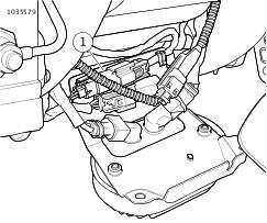 Front Oxygen Sensor Connector. 8. See service manual. Remove exhaust pipe. Figure 16. Front Oxygen Sensor Location 9.