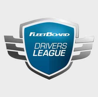 FleetBoard Drivers League. A contest where drivers can demonstrate their skills. Where saving fuel is fun and is rewarded twice over. Your drivers can win attractive prizes and you reduce your costs.