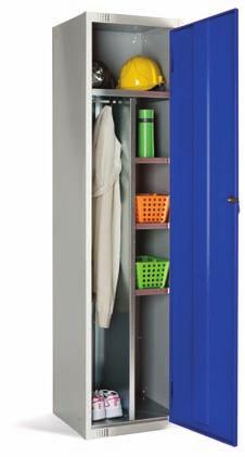 Multi-purpose Lockers Ideal for the storage of personal clothing and equipment. These lockers come with a mix of vertical hanging compartment and smaller storage compartments.