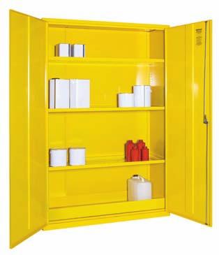 Dangerous Substance Safety Cabinets These robust cabinets have been designed to offer good structural stability and safely contain spillages within the cabinets leak proof sump.