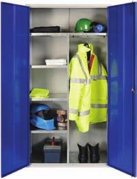 PPE Lockers & Cabinets Lockers This robust design is ideal for industrial environments, these locker compartment doors are individually labelled with a Personal Protective Equipment