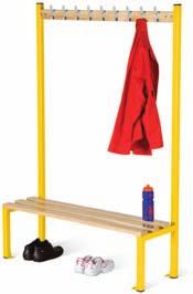 1 Single sided fitted with shoe compartments Single Sided and Shoe Tray Code No of Hooks Size H x W x D (mm)